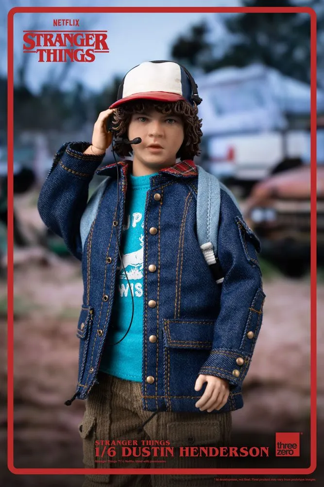 THREEZERO - Stranger Things Action Figure 1:6 Dustin Henderson