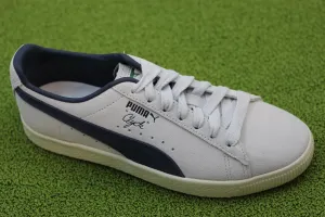 Unisex Clyde OG Sneaker - White/Blue Leather/Suede